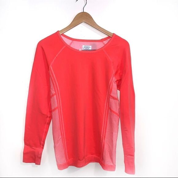 Athleta Orange Long Sleeve Neothermal Top M - Picture 2 of 5